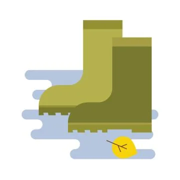 Rubber boots icon Stock Illustration