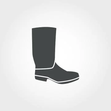 Rubber Boots icon. Pixel perfect. Using for web design, apps, software, print Illustrazione stock