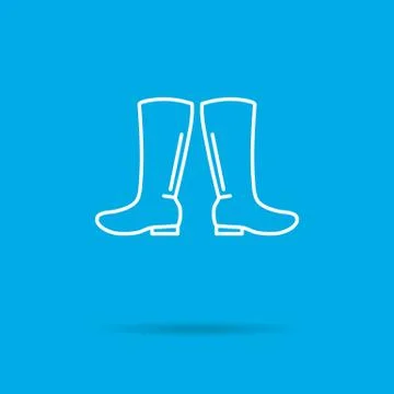 Rubber boots Stock-Illustration
