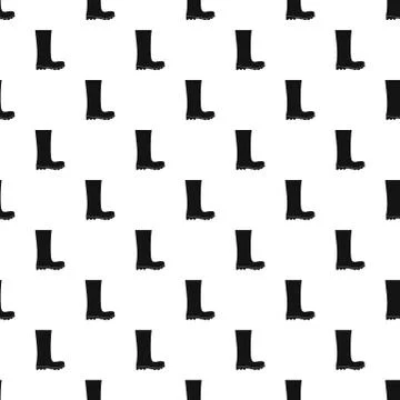 Rubber boots pattern vector seamless 스톡 일러스트