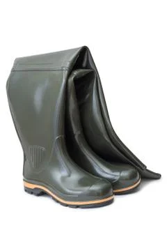Rubber boots Foto stock