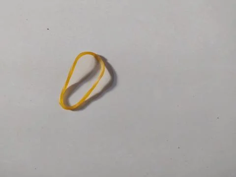 Rubber brecelet on a white background Stock Photos