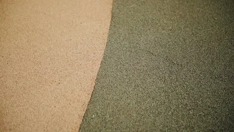 Rubber coating on the playground Stock Footage 134385026