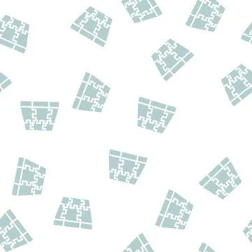 Rubber cover floor glyph vector seamless pattern Stock Illustration