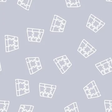 Rubber cover floor line vector seamless pattern Stock Illustration