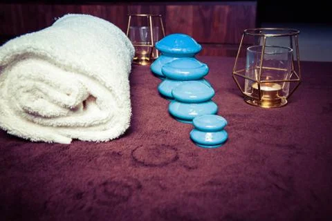 Rubber Cupping therapy set Stock Photos