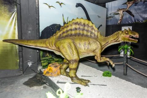 Rubber dinosaur Stock Photos