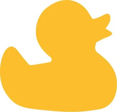 Rubber Duck icon Stock Illustration