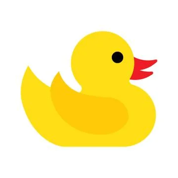 Rubber duck icon Stock Illustration