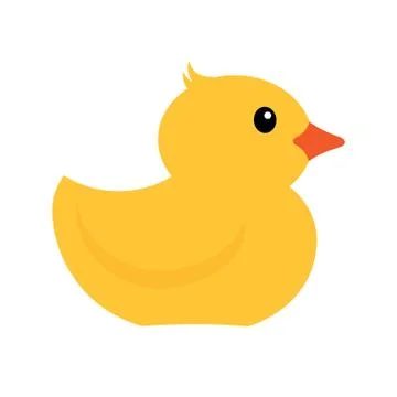 Rubber duck icon Stock Illustration