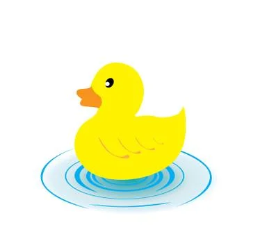 Rubber duck Stock Illustration