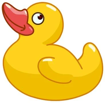 Rubber duck Stock Illustration