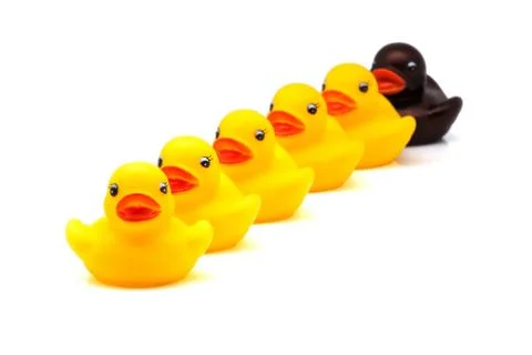 Rubber ducks Stock Photos