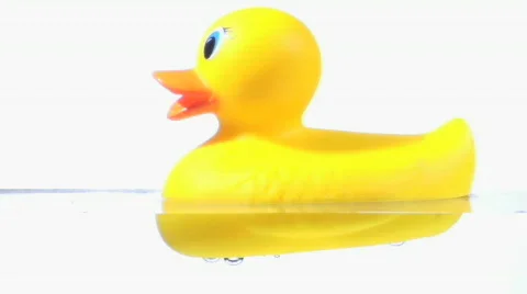 Rubber ducky seamless loop - HD  Stock Footage 369452