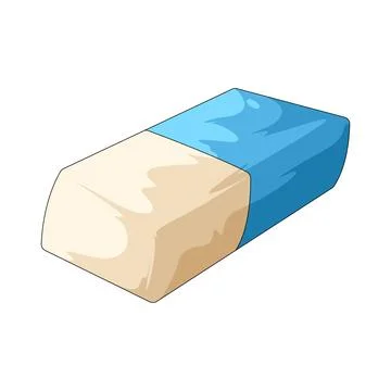 Rubber eraser illustration Stock-Illustration