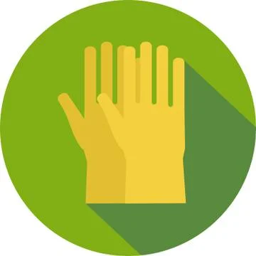 Rubber gloves on a background. Stock Illustration