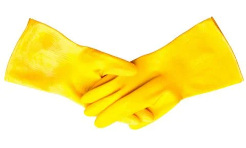 Rubber gloves Stock Photos