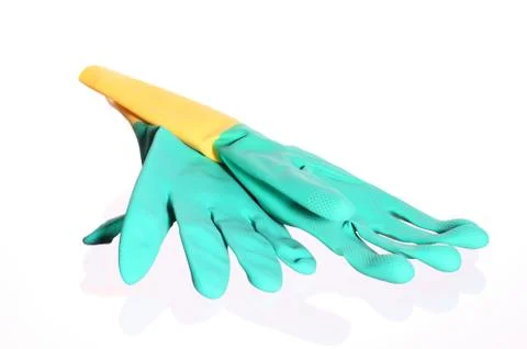 Rubber gloves Stock Photos