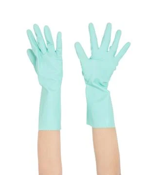 Rubber gloves Stock Photos
