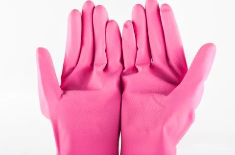 Rubber gloves Stock Photos