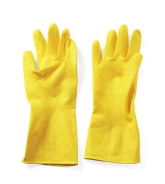 Rubber gloves Stock Photos