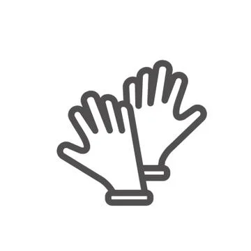 Rubber gloves,cleaning vector illustration Stock Illustration