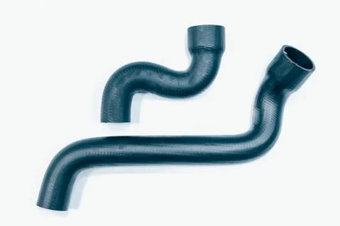 Rubber hose for car engine cooling system Stock Photos