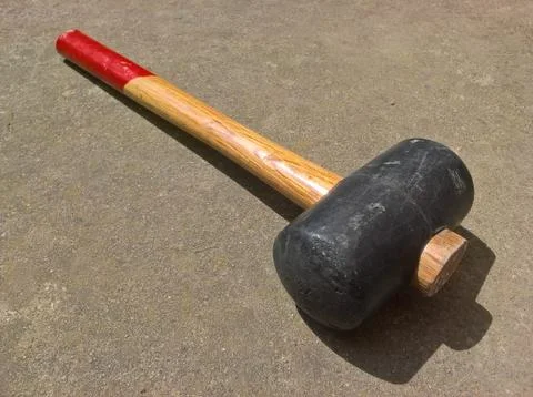 Rubber Mallet Head Foto stock