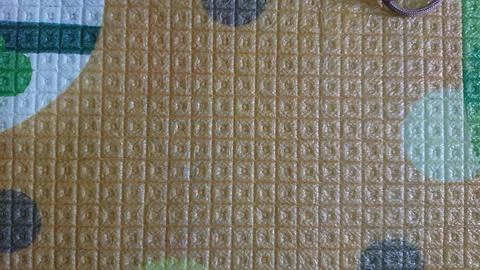 Rubber Plastic Mat for background, white, orange and black Stock Photos