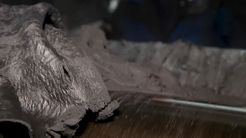 Rubber production at the factory 動画素材 223689904