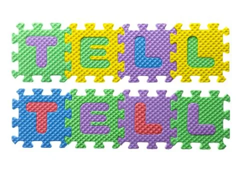 Rubber puzzle Stock Photos