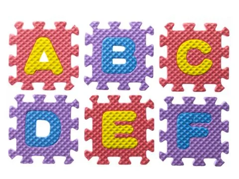 Rubber puzzle Stock Photos