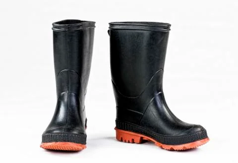 Rubber Rain Boots. Stock Photos