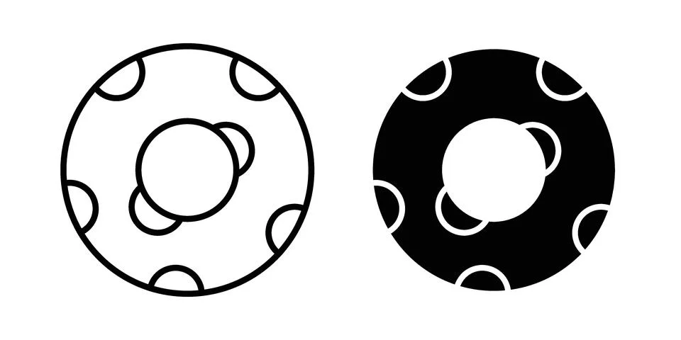 Rubber ring icon vector design. EPS10 Stock Illustration