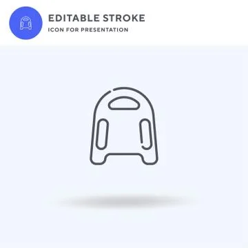 Rubber Ring icon vector, filled flat sign, solid pictogram isolated on white イラスト素材