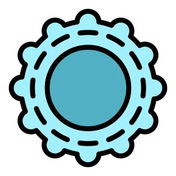 Rubber ring icon vector flat Stock-Illustration