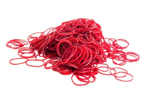 Rubber ring loops Stock Photos