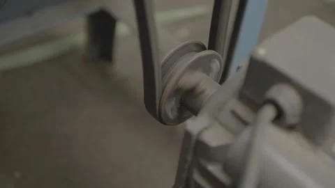 Rubber roller for machines 스톡 동영상 167373132