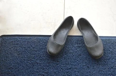 Rubber sandals Stock Photos