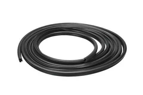 Rubber seal for plastic windows Stock Photos