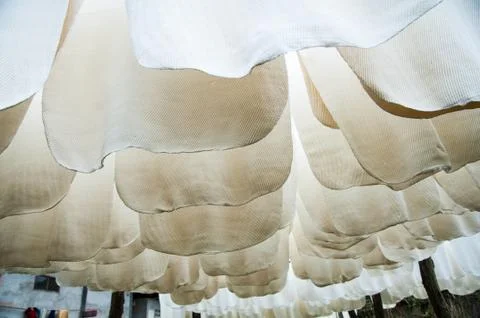 Rubber sheet Foto stock