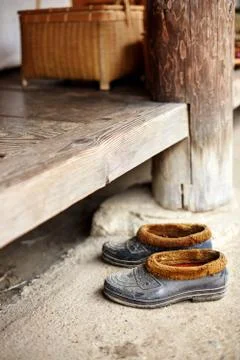 Rubber shoe Stock Photos