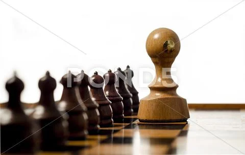 Rubber stamp and chess Stock Photos