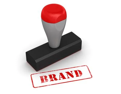 Rubber stamp - brand Stock Illustration