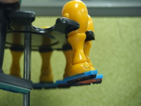 Rubber stamp on holder Video stock 104468611
