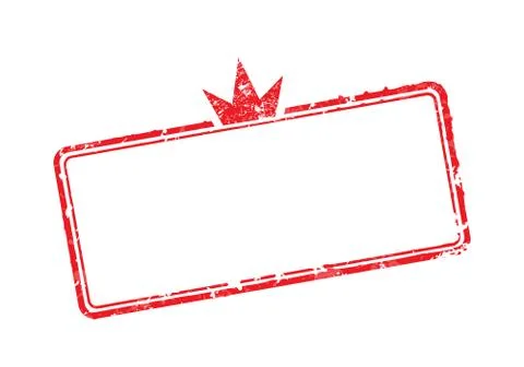 Rubber stamp Illustrazione stock