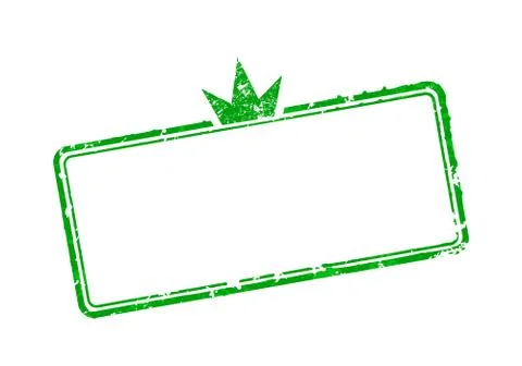 Rubber stamp Illustrazione stock