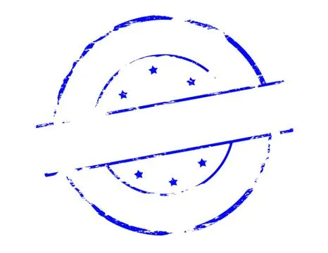 Rubber stamp Illustrazione stock