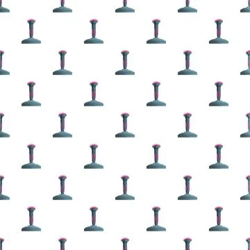 Rubber stamp pattern creating a seamless background design Stock Illustration