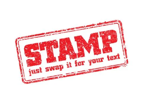 Rubber stamp template Stock Illustration